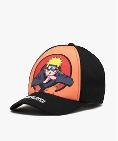 casquette bicolore avec motif manga garcon - naruto noir standardJ255901_1