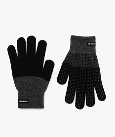 GEMO Gants garçon bicolores avec picots antidérapants Multicolore