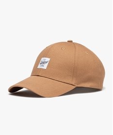 GEMO Casquette en coton et coton recyclé homme marron vif