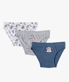 GEMO Slips en coton avec motifs (lot de 3) - Pat Patrouille Multicolore