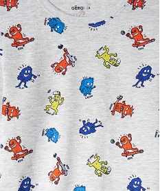 pyjama a motifs monstres multicolores garcon imprimeJ270301_2