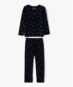 pyjama en maille polaire a motifs sapins garcon imprimeJ270501_1