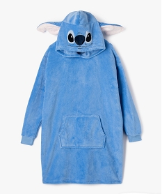 GEMO Chemise de nuit à capuche Stitch fille - Disney bleu standard