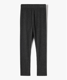 GEMO Pantalon de pyjama en velours côtelé extensible fille Gris