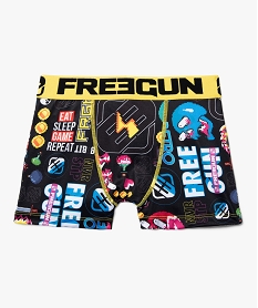 GEMO Boxer garçon imprimé jeux vidéo - Freegun kaki fonce