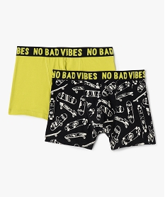 GEMO Boxers assortis motif streetwear (lot de 2) garçon Multicolore