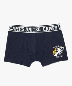 GEMO Boxer imprimé avec taille élastique garçon - Camps United navy