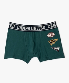 GEMO Boxer imprimé avec taille élastique garçon - Camps United vert standard