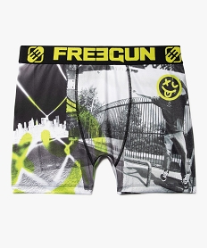 GEMO Boxer homme seconde peau imprimé fluo - Freegun Imprimé