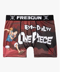GEMO Boxer homme microfibre imprimé One Piece - Freegun Imprimé