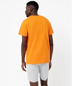 pyjashort bicolore imprime homme - naruto orangeJ284301_3