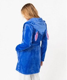 peignoir en maille peluche avec motif stitch femme - disney bleu pyjamas ensembles vestesJ286301_3