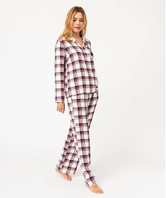 pyjama a carreaux femme - lulucastagnette imprimeJ289601_2