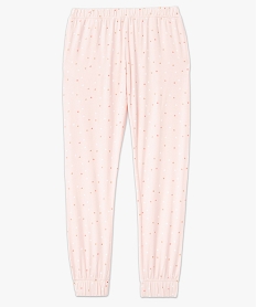 pantalon de pyjama imprime avec bas elastique femme imprimeJ289901_4