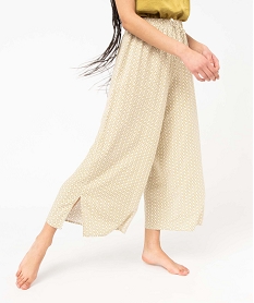 pantalon de pyjama fluide imprime femme imprimeJ290101_1