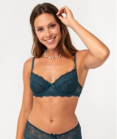 soutien-gorge forme corbeille en dentelle femme bleu soutien gorge avec armaturesJ302901_1