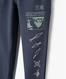 pantalon de jogging avec motifs manga garcon - naruto bleuJ306401_2