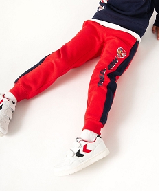 GEMO Pantalon de jogging avec bandes contrastantes garçon - Pat Patrouille rouge standard