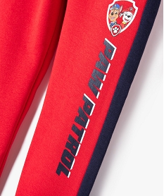 pantalon de jogging avec bandes contrastantes garcon - pat patrouille rougeJ306501_3