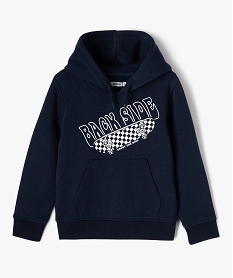 GEMO Sweat à capuche esprit streetwear garçon navy