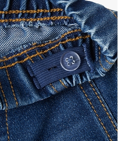 jean regular avec ceinture elastique garcon grisJ311801_3