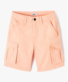 GEMO Bermuda en toile coupe cargo garçon orange standard