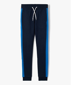 GEMO Pantalon de jogging avec bandes contrastantes garçon Bleu