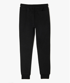 pantalon de jogging en maille extensible garcon noir pantalonsJ329901_3