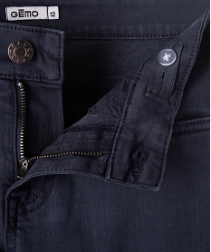 pantalon en coton stretch coupe slim 5 poches garcon bleuJ334101_2