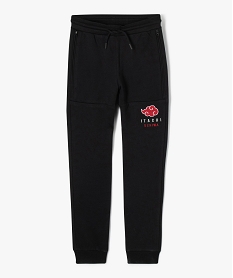 GEMO Pantalon de jogging avec intérieur molletonné garçon - Naruto Noir