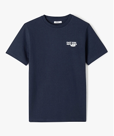 GEMO Tee-shirt à manches courtes avec inscriptions US garçon bleu standard