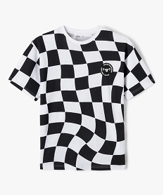 GEMO Tee-shirt à manches courtes à motif skate garçon Imprimé