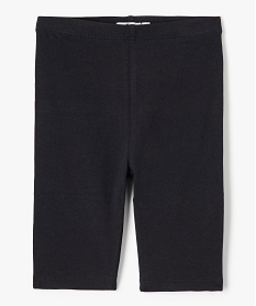 GEMO Legging court cycliste uni fille bleu standard