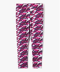 GEMO Leggings long extensible imprimé fille Multicolore