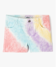 short delave en toile denim fille multicolore shortsJ351901_1