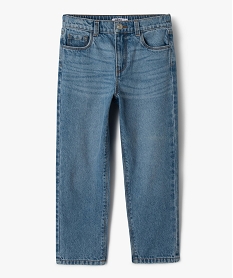 GEMO Jean slim avec ceinture élastique fille bleu vif
