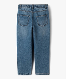 jean slim avec ceinture elastique fille gris jeansJ356001_3
