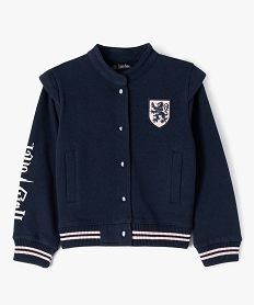 GEMO Veste sweat à boutons-pression fille - Harry Potter Bleu