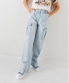 jean large avec poches a rabat fille gris jeansJ381401_1