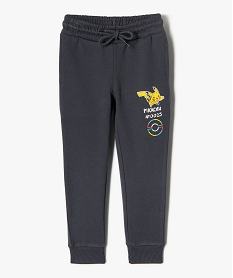 pantalon de jogging avec motif pikachu garcon - pokemon grisJ394001_2