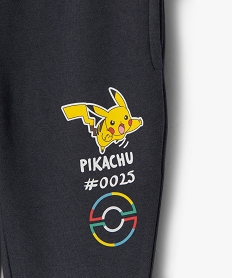 pantalon de jogging avec motif pikachu garcon - pokemon grisJ394001_3