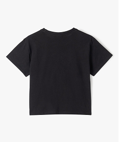 tee-shirt a manches courtes avec motif stitch fille - disney noirJ403301_4
