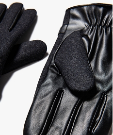 coffret cadeau avec gants et echarpe homme noir standardJ418901_4
