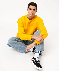 GEMO Jean cropped en denim délavé homme bleu chine