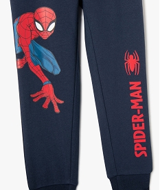 pantalon de jogging molletonne garcon avec motif - spiderman bleu pantalonsJ424801_3