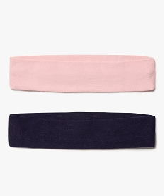 GEMO Bandeau à cheveux en jersey fille (lot de 2) bleu standard