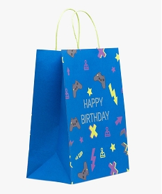 sac cadeau anniversaire enfant motifs jeu video bleuJ435401_1