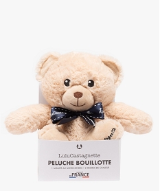 GEMO Peluche bouillotte ourson Lulu à chauffer au micro-ondes - LuluCastagnette marron standard