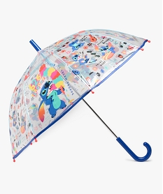 GEMO Parapluie transparent avec motifs Lilo et Stitch enfant - Disney bleu standard