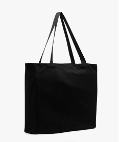 tote bag a message grand format femme noir standardJ441201_2